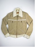 Levi's beige corduroy jacket with sherpa