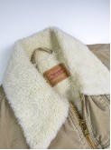 Levi's beige corduroy jacket with sherpa