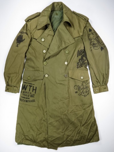 Kustom military trench coat