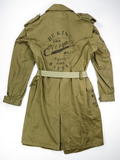 Kustom military trench coat