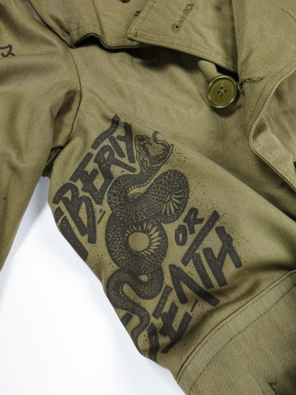 Kustom military trench coat