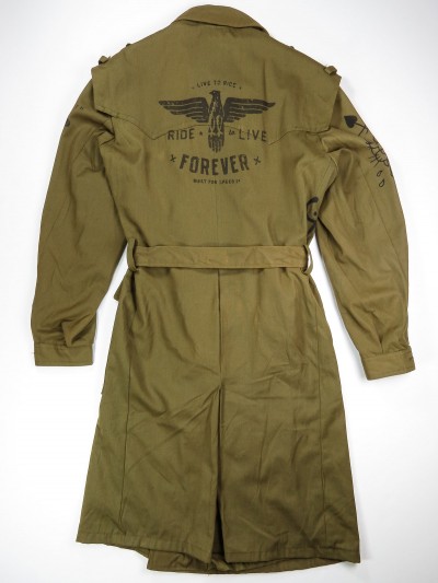 Kustom military trench coat