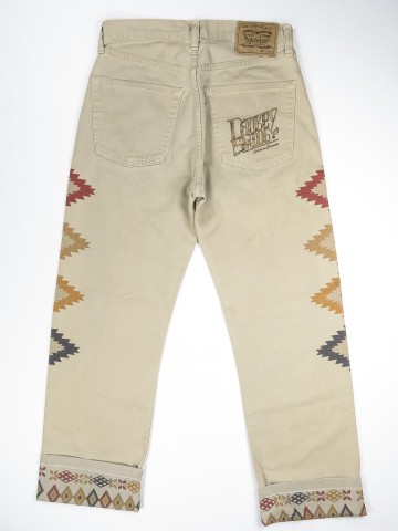 Levi's 551 jeans with Navajo design