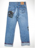 Jeans Levi's 751 con drago tattoo