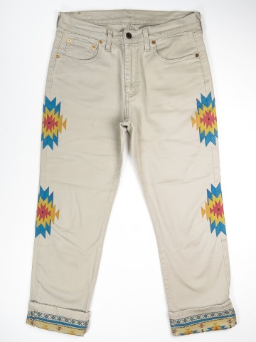 Levi's 530 jeans with Navajo design