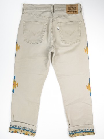 Levi's 530 jeans with Navajo design